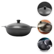 Cast Iron Casserole Small Pot Lid Included Rice Saucepan with