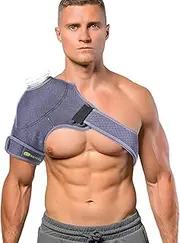 Shoulder Support for Men Women, Adjustable Shoulder Brace for Torn Rotator Cuff, Tendonitis, Dislocation, AC Joint, Bursitis, Labrum Tear, Pain, Fits Right or Left Shoulder