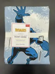 Pottery Barn Kids The Avengers Heroes Glow In The Dark Twin Duvet NWT
