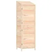 Garden Shed Outdoor Storage Tool Workshop Sheds 55x52x174.5cm Solid Wood Fir