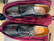 Allen Edmonds Bancroft Oxford SHELL CORDOVAN Handmade Shoes Size 6.5 US 6 UK NEW