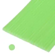 30 Pcs Fluorescent Green 1/4 Cylinder Sealing Wax Stick Glue Gun Wax Seal Rod