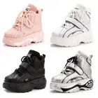 Cyber Baby Doll Sneakers Platform Shoes lace,suede,vegan Comfort Shoes