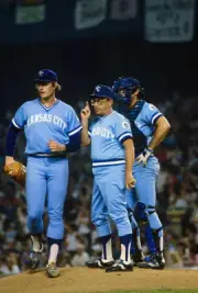 Manager Jim Frey Of The Kansas City Royals 1980 Baseball Photo 13