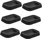 LIFKOME 6Pcs Furniture Caster Cups Flexible Rubber Floor Protectors for Hardwood Carpet Chair Leg Stoppers to Prevent Movement Noise for Sofa Bed Table Legs