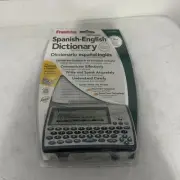 NEW Franklin Spanish - English Dictionary Electronic Speaking BES-1845