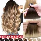 200PCS Thick 100% Remy Human Hair Extensions Nano Ring Micro Loop Beads Tip 200G