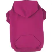 Zack and Zoey Basic Hoodie for Dogs 16In Medium Raspberry Sorbet