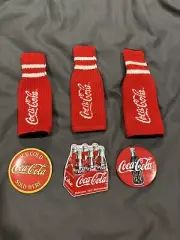 Vintage Coca-Cola Magnets & Bottle Koozies