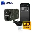 4G Security Camera Home Monitoring 2K ULTRA HD Mini Camouflage Outdoor 128GB