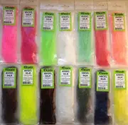 ANGEL HAIR fine tinsel flash fly tying materials Angel Silk 4Trouts Lot 7 or 14