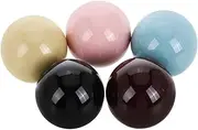 Generic 5pcs Electroplated Spherical Spray Bottle Caps Decorative Perfume Topper Nozzle for Cologne Versatile Use for Home Office and Travel Luxurious Design
