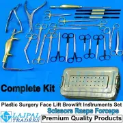 Plastic Surgery Face Lift Browlift Instruments Scissors Rasps Forceps German A+