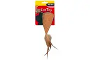 Cork Teepee 10.5cm Cat & Kitten Play Toy by Pet One