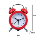 Alarm Clock Mini Analog Clock Bedroom Living Room Bedside Night Classic Cute