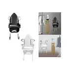 Iron Storage Rack Wall Mount Easy Assembly Heat Resistant Ironing Board Hanger