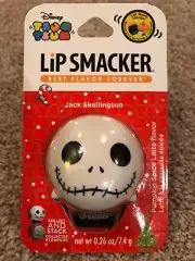 DISNEY TSUM TSUM Lip Smacker Jack Skellington Pumpkin Pie Latte Flavor Stackable