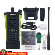 HAMGEEK APX-8000 12W VHF UHF Walkie Talkie Dual PTT Duplex Mode + Program Cable