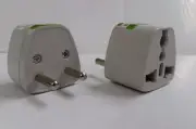 2-Round Pin Travel Universal Adapter Plug Type C Asia Europe 2-Pack New
