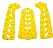 3 Piece Surfboard Deck Traction Pads, EVA Anti Slip Stomp Pad, Stomp Pad Surfboard, with Squarea Hole, for Surfboard Shortboard Longboard Skimboard Funboard