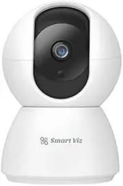 Wi-Fi Camera, 1080P, Motion Detection, Tracking & Notification, Night Vision, Two Way Audio Control, Alexa Compatible, SD Card Slot & Cloud Storage, AU Plug White