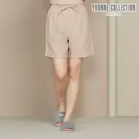 在飛比找誠品線上優惠-YVONNE COLLECTION 雙層紗五分短褲-卡其M