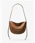 NWT MICHAEL KORS Jagger Large Acorn Brown Pebbled Leather Messenger Bag Purse