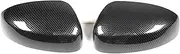 Replacement Covers For Pathfinder 2013-2018 ABS Car Exterior Rearview Mirror Reverse Mirror Decorative Frame Sticker Car Accessories (Color : Carbon Black)