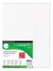 Daler-Rowney Simply Stretched Canvas 2/Pkg-11"X14" - 5A0027RT-1GB21
