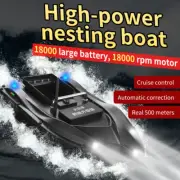 8h RC Fishing Nesting Boat 500M Nesting Vessel Night Vision With Netting Hook