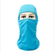 Cycling Cap Headwear Anti-UV Sunshade Riding Headgear Bicycle Bike Bandana Full Face Mask Sports Hat BLUE COLOR