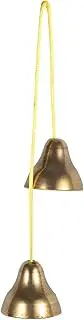 OFFIGAM Bronze Touch Bell Hand Bell Cymbal Ringing Bell Hand Held Bell Percussion Service Bell Yoga Bell Music Instrument Sound Bell Brass