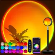 Sunset Lamp Projector with APP Control - 21 Color Changing LED Sunset Light, 180