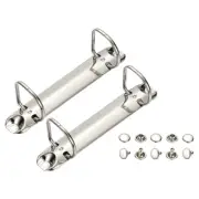 B7 2 Hole Ring Binder Mechanisms, 2 Set 0.98" D Ring Binder Planner, 20mm Silver