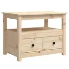 Solid Wood Pine Coffee Table Modern Couch Table Bedside Table Wooden vidaXL