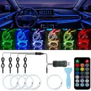7M Car RGB Interior Ambient LED-Strip Light APP Music Control Atmosphere Lamp US (for: Lexus)
