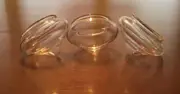 Vintage Princess House Crystal Tealight Floating Candle Holders 3 Piece Set