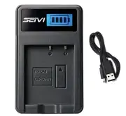 Battery Charger For Casio Exilim EX-ZR400, EX-ZR500, EX-ZR800 Digital Camera