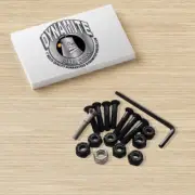 Dynamite Forever Bolts Silver Grills 1" Inch Skateboard Hardware New