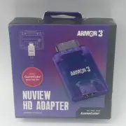 Armor3 NuView HD Adapter HDTV HDMI Cable for Gamecube DOL-001 Brand New Sealed