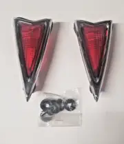 Fits 68 Firebird Rear Side Marker Light Lens and Bezel Pair