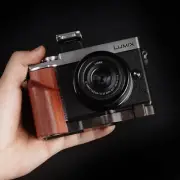 Wood Camera Handgrip Wooden Baseplate For Panasonic GX9 Light Weight