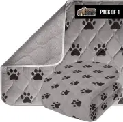 Gorilla Grip Washable Puppy Pads, Slip Resistant Dog Crate Mat 18 x 12