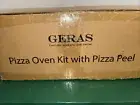 Geras Pizza Oven Kit With Pizza Peel - Grill Top Pizza Maker for Outside