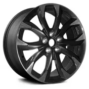 Wheel For 2016 Mazda CX-5 19x7 Alloy 5 V Spoke 5-114.3mm Machined Dark Charcoal (for: Mazda)