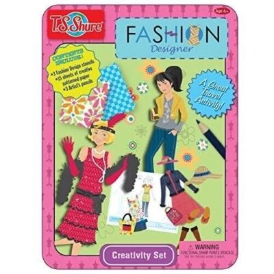 T.S. Sure Fashion Designer Creativity Tin - Design Your Own Clothing Line!