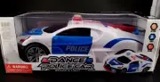 Electric Dance Police Car Toy Sound Lights Siren Colorful Lights Ages 3 & Up New