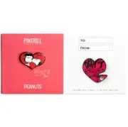 ⚡RARE⚡ PINTRILL x PEANUTS Set Of 2 V-Day Heart Snoopy Pins *BRAND NEW* ❤️