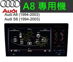 AUDI A6音響 A8 TT 音響 專用機  DVD TV USB 導航 倒車顯影 主機 汽車音響 專車專用機