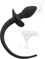 BDSM Anal Toys Dog Anal Plug Rotating Thrusting Plug Cosplay Anal Plug with Butt Plug SM Silicone Anal Tail for Couples Women Men